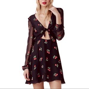 Sheer Cherry Print Dress 🍒